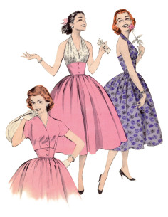 Vintage jurkpatroon - Butterick 6938