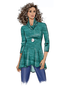 Patroon voor tops - Butterick 6961 2