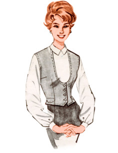 Giletpatroon - Butterick 7018 2