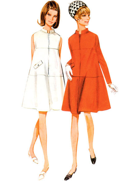 Vintage jurkpatroon - Butterick 6991