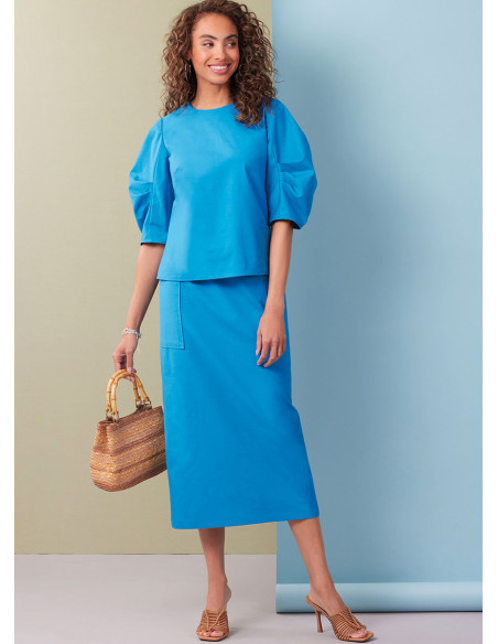 Bovenstuk patroon - Butterick 7002