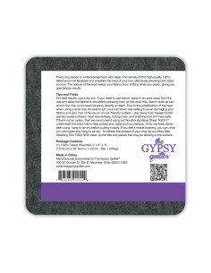 Wollen strijkmat 10 cm x 10 cm The Gypsy Quilter 2