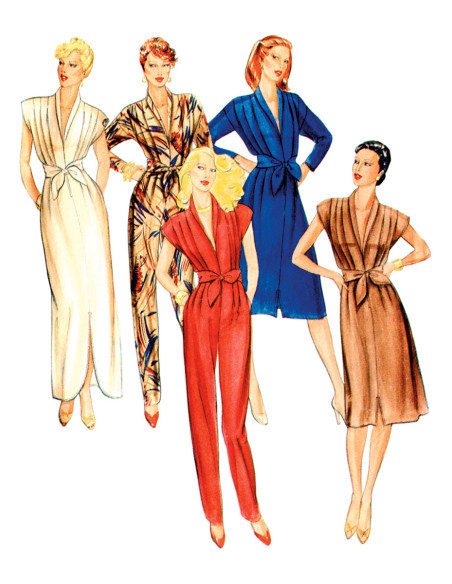 Patroon voor jumpsuit en jurk - Butterick 7036