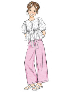 Bovenstuk patroon - Butterick 7034 2