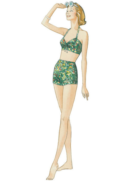 Bh-patroon, short en vooral - Vogue 9255