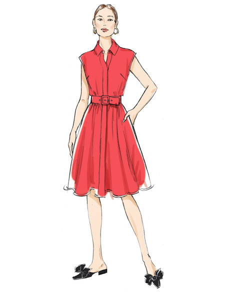 Jurkpatroon - Butterick 7021
