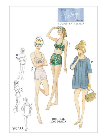 Bh-patroon, short en vooral - Vogue 9255