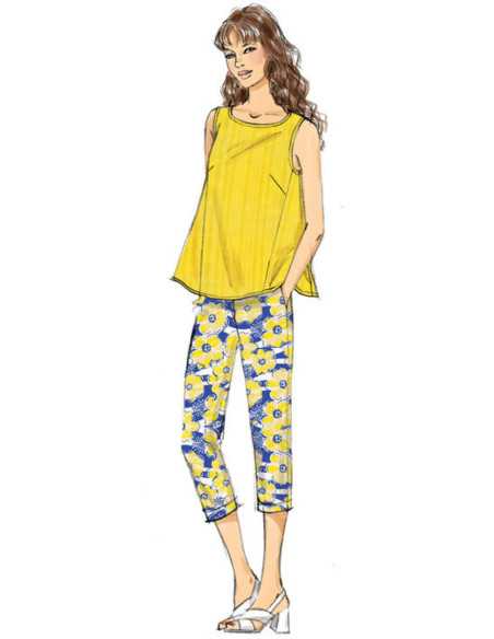 Patroon voor topjes en broek - Vogue 9258
