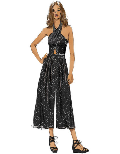 Patroon voor romper en overall - Vogue 9259