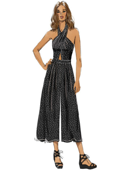 Patroon voor romper en overall - Vogue 9259