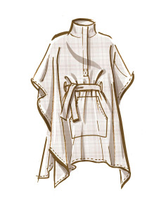 Poncho patroon - McCall's 8347 2