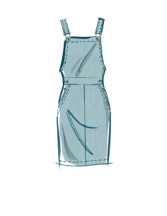 Salopette rok patroon - McCall's 8345 2