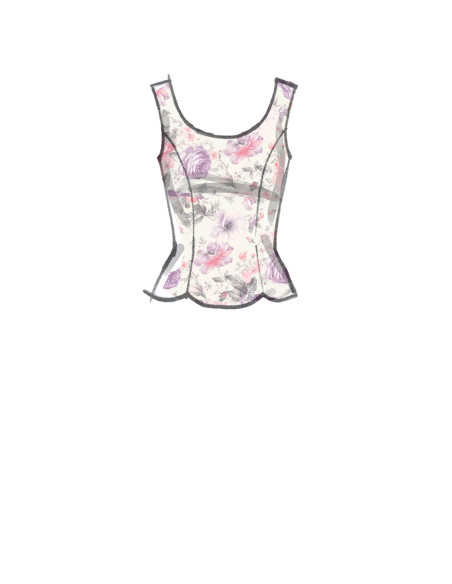 Patron de hauts - McCall's 8255