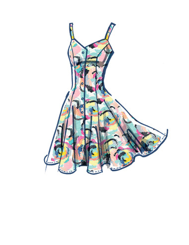 Jurk- en riempatroon - McCall's 8177