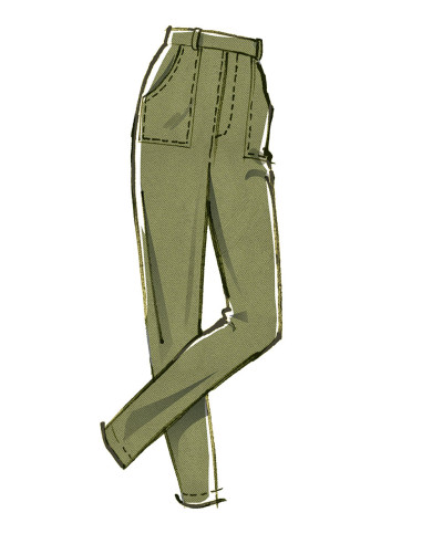 Jeans en tuinbroek patroon - McCall's 8162