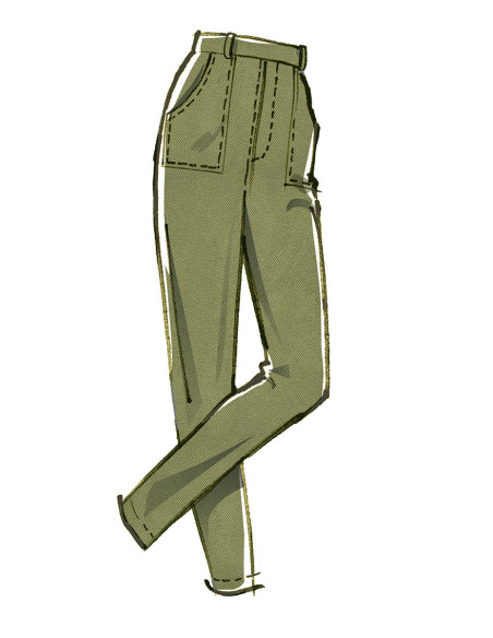 Jeans en tuinbroek patroon - McCall's 8162