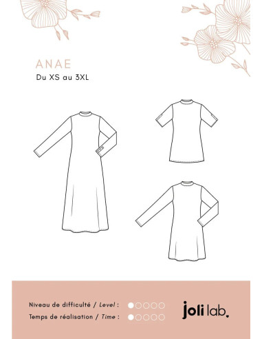 Anaé jurk- en top patroon - Joli Lab
