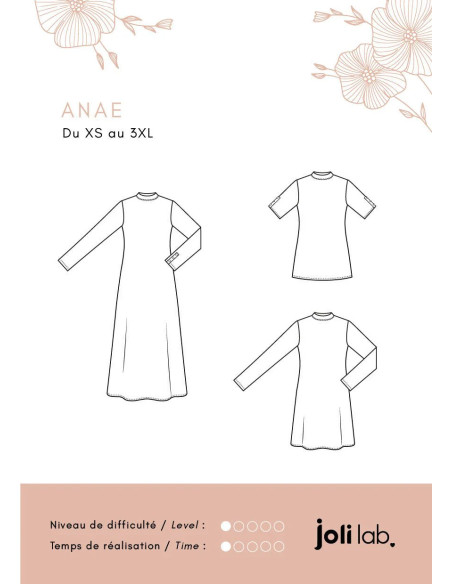 Anaé jurk- en top patroon - Joli Lab