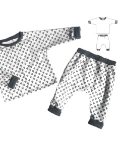 Pyjama- en joggingpatroon Cordoba - Ikatee