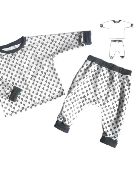 Pyjama- en joggingpatroon Cordoba - Ikatee