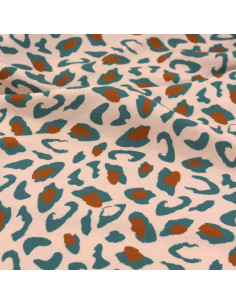 Viscose stof Bagheera Groen Eucalyptus - Églantine & Zoé