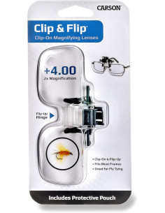 Carson Optical clip-on vergrotende bril X2