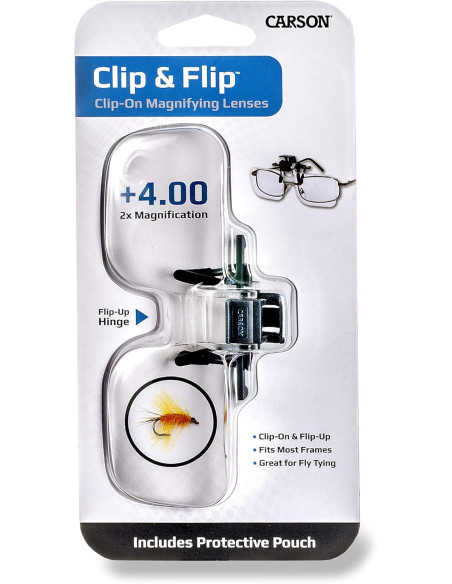 Carson Optical clip-on vergrotende bril X2