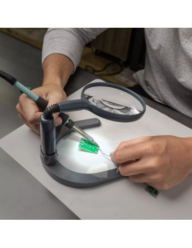 Carson Optical ultra heldere bureaulamp met loep