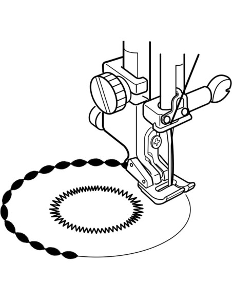 Gesloten applicatievoet Janome