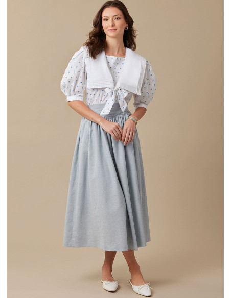 Top en rok patroon - McCall's 8540