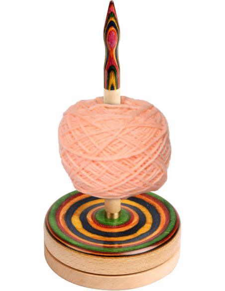 KnitPro Signature houten bolwolhouder