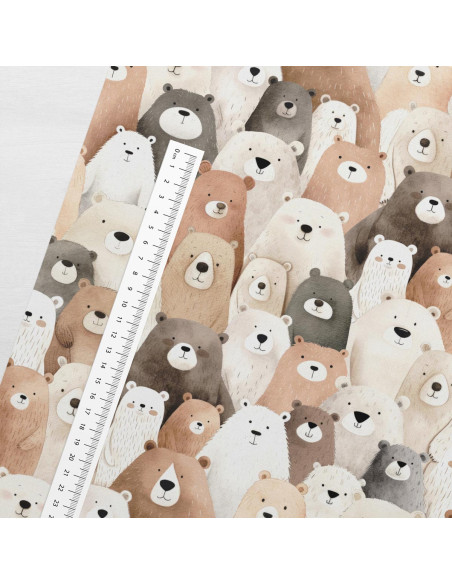Premium katoenen stof - Teddybeer