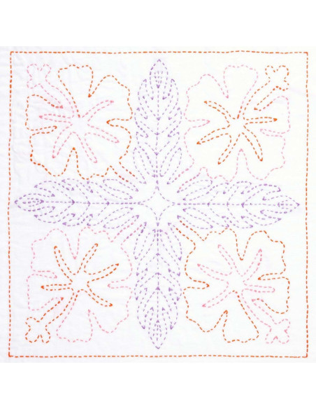 Sashiko-kit Hawaii Hibiscus