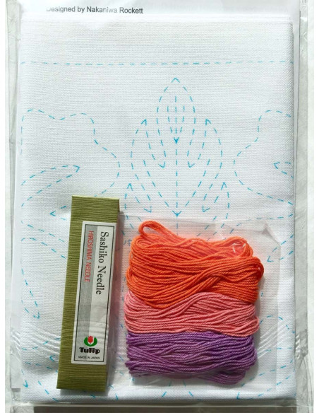 Sashiko-kit Hawaii Hibiscus