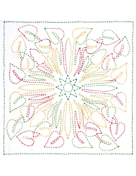 Sashiko-kit Hawaii Anthurium