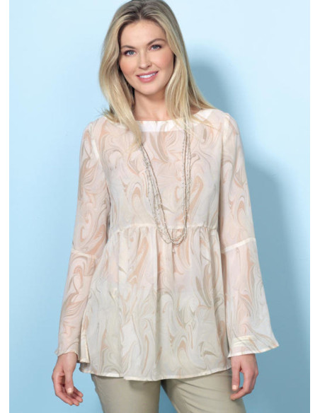 Patroon voor tops - Butterick 6486