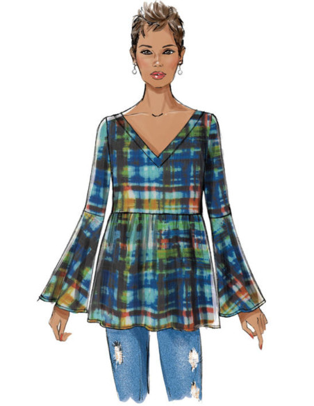 Patroon voor tops - Butterick 6486
