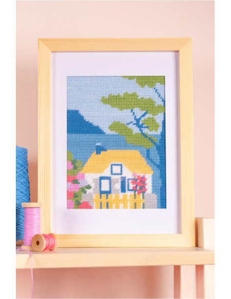 Pénélope canvas motief het huisje