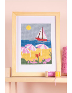 Pénélope canvas strandmotief