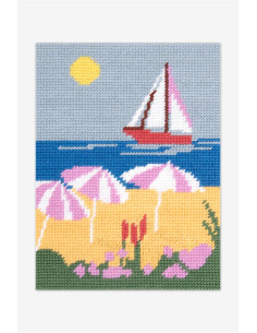 Pénélope canvas strandmotief 2