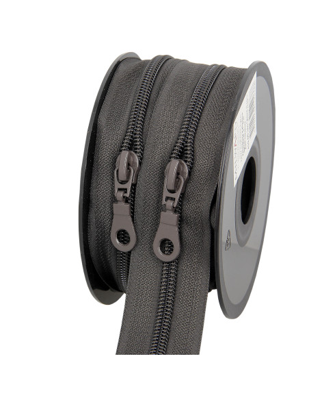 Rol van 5 meter nylonrits 5 mm met trekkers - Aarde