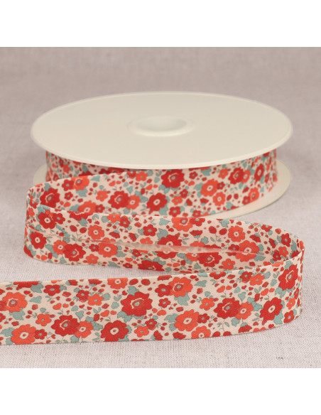 Biais Fleurette - Rood