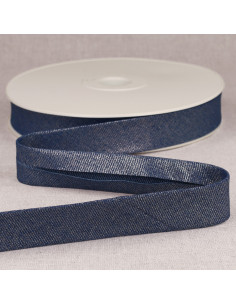 Jean biais metallic - Donkerblauw