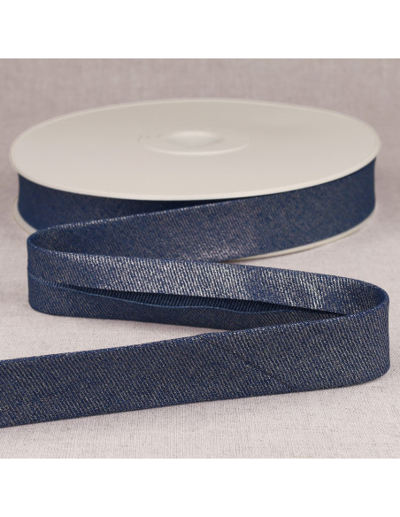 Jean biais metallic - Donkerblauw