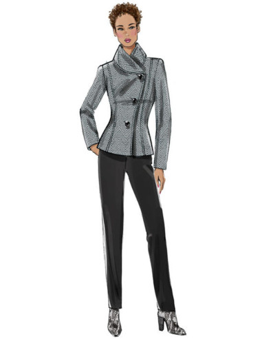 Jas- en mantelpatroon - Butterick 6497