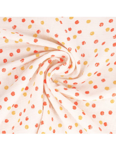 Dubbel gaas katoenen stof - Confetti