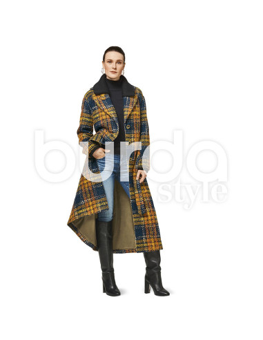 Mantelpatroon - Burda 6462