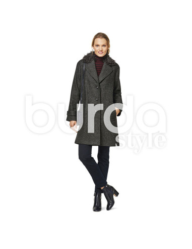 Mantelpatroon - Burda 6462