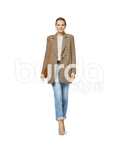 Jas patroon - Burda 6463
