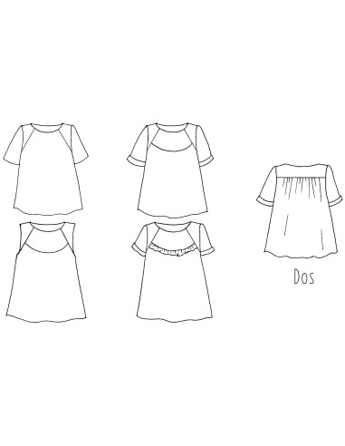 Lunne top patroon - Anna Rose patronen